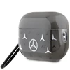 Mercedes Benz Apple AirPods Pro 2 Mercedes Cover Large Star Pattern (MEAP28DPMGS) ausinių dėklas juodos spalvos