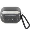 Mercedes Benz Apple AirPods Pro 2 Mercedes Cover Large Star Pattern (MEAP28DPMGS) ausinių dėklas juodos spalvos