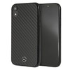 Mercedes Mercedes MEHCI61RCABK iPhone Xr juodas / juodas anglies kietas dėklas Dynamic Line