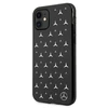 Mercedes Benz Apple iPhone 11 Mercedes dėklas Sidabrinis Stars Pattern (MEHCN61ESPBK) juodos spalvos