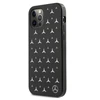 Mercedes Benz Apple iPhone 12 Pro Max Mercedes dėklas Sidabrinis Stars Pattern (MEHCP12LESPBK) juodos spalvos