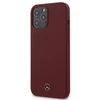 Mercedes Benz Apple iPhone 12 Pro Max Mercedes dėklas Silicone Line (MEHCP12LSILRE) raudonos spalvos