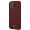 Mercedes Benz Apple iPhone 12 Pro Max Mercedes dėklas Silicone Line (MEHCP12LSILRE) raudonos spalvos