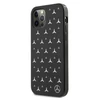 Mercedes Benz Apple iPhone 12 / 12 Pro Mercedes dėklas Sidabrinis Stars Pattern (MEHCP12MESPBK) juodos spalvos
