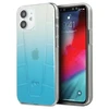 Mercedes Benz Apple iPhone 12 Mini Mercedes dėklas Transparent Line (MEHCP12SCLGBL) mėlynos spalvos