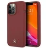 Mercedes Benz Apple iPhone 13 Pro Max Mercedes dėklas Silicone Line (MEHCP13XSILRE) raudonos spalvos