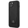 Mercedes Benz dėklas APPLE IPHONE 15 Plus Mercedes odinis Urban Line (MEHCP15MARMBK) juodos spalvos
