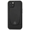 Mercedes Benz dėklas APPLE IPHONE 15 Plus Mercedes odinis Urban Line (MEHCP15MARMBK) juodos spalvos
