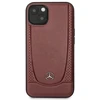 Dėklas Mercedes Benz Apple iPhone 15 Mercedes odinis Urban Line (MEHCP15SARMRE) raudonos spalvos