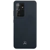 Mercedes Benz Samsung Galaxy S21 Ultra Mercedes dėklas silikoninis Line (MEHCS21LSILNA) mėlynos spalvos