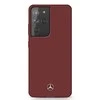 Mercedes Benz Samsung Galaxy S21 Ultra Mercedes dėklas silikoninis Line (MEHCS21LSILRE) raudonos spalvos