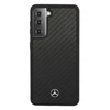 Mercedes Benz Samsung Galaxy S21 Plus Mercedes Carbon dėklas Dynamic Line (MEHCS21MRCABK) juodos spalvos