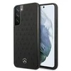Mercedes Benz Samsung Galaxy S22 Plus Mercedes Odinis Dėklas Stars Pattern (MEHCS22MPSQBK) juodos spalvos