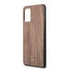 Mercedes Benz Samsung Galaxy S20+ Mercedes dėklas Wood Line Walnut (MEHCS67VWOLB) rudos spalvos