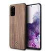 Mercedes Benz Samsung Galaxy S20+ Mercedes dėklas Wood Line Walnut (MEHCS67VWOLB) rudos spalvos