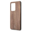 Mercedes Benz Samsung Galaxy S20 Ultra Mercedes dėklas Wood Line Walnut (MEHCS69VWOLB) rudos spalvos