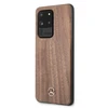 Mercedes Benz Samsung Galaxy S20 Ultra Mercedes dėklas Wood Line Walnut (MEHCS69VWOLB) rudos spalvos