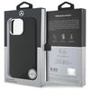 IPHONE 16 PRO Mercedes Silikoninis Tonal Logo Wood Pattern MagSafe (MEHMP16L23SUGDK) dėklas telefonui juodos spalvos