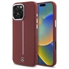 Mercedes MEHMP16X23SUMSR Apple iPhone 16 Pro Max 6.9" Silikoninis dėklas telefonui raudonos spalvos Stripe MagSafe