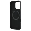 Mercedes MEHMP16X23SUGDK Apple iPhone 16 Pro Max 6.9" dėklas telefonui juodos spalvos Silikoninis Tonal Logo Wood Pattern MagSafe