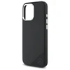Mercedes MEHMP16X23SUGDK Apple iPhone 16 Pro Max 6.9" dėklas telefonui juodos spalvos Silikoninis Tonal Logo Wood Pattern MagSafe