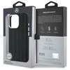 Mercedes MEHMP16X23SUVSK Apple iPhone 16 Pro Max 6.9" dėklas telefonui juodos spalvos Silikoninis Vertical Tonal Stripes MagSafe