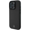 Apple iPhone 16 Pro Mercedes Textured And Plain Leather MagSafe (MEHMP16L23RBARK) dėklas telefonui juodos spalvos