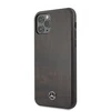 Mercedes Benz Apple iPhone 11 Pro Max Mercedes Hard dėklas Wood Line Rosewood (MEHCN65VWOBR) rudos spalvos