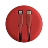 MFi Uniq Halo USB-C / Lightning 18W nailono suvyniotas laidas 1,2 m - raudonas