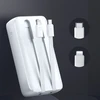 Mini power bank su integruotu kabeliss Joyroom JR-PBC06 30W 10000mAh – baltos spalvos