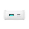 Mini power bank su integruotu kabeliss Joyroom JR-PBC06 30W 10000mAh – baltos spalvos