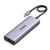 Adapteris Ugreen CM511 USB-C to HDMI 1.4 + 3xUSB-A + USB-C PD100W pilkas