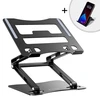 Wozinsky WRS-CPY75DSB nešiojamo kompiuterio stovas Aluminum – juodos spalvos