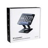 Nešiojamas kompiuteris stand Wozinsky WRS-CPY84SB 360 aluminum – juodos spalvos