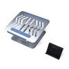 Wozinsky WRS-CPY84SS Aluminum nešiojamo kompiuterio stovas – sidabro spalvos