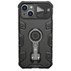 Nillkin CamShield Armor Pro Magnetic Apple iPhone 14 Plus MagSafe armored stand ring dėklas telefonui juodos spalvos
