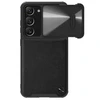 Nillkin CamShield Leather S Samsung Galaxy S23 Plus camera dėklas telefonui juodos spalvos