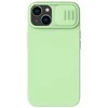 Dėklas Nillkin CamShield Silky Magnetic Silicone Apple iPhone 14 Plus šviesiai žalias