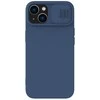 Nillkin CamShield Silky silikoninis iPhone 14 Plus with Camera Protector dėklas telefonui mėlynos spalvos