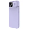 Nillkin CamShield Silky Silicone Apple iPhone 14 Plus with Camera Protector dėklas telefonui violetinės spalvos