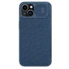 Nillkin Qin Cloth Pro Apple iPhone 14 Plus atverčiamas dėklas telefonui mėlynos spalvos