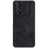 Nillkin Qin leather holster Samsung Galaxy A73 dėklas telefonui juodos spalvos