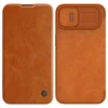 Dėklas Nillkin Qin Pro Leather Apple iPhone 14 Plus rudas