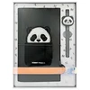 Nimmy rinkinys 2in1 užrašų knygelė + rašiklis juodos spalvos Big Eyed Pet 2.0 Panda