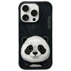 Nimmy Apple iPhone 16 Pro Max 6.9" dėklas telefonui juodos spalvos Big Eyed Pet 2.0 Panda