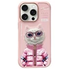 Nimmy Apple iPhone 16 Pro Max 6.9" dėklas telefonui rožinės spalvos Cool&amp;Cute 2.0 Cat
