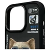 Nimmy Apple iPhone 16 Pro Max 6.9" dėklas telefonui juodos spalvos Cool&amp;Cute 2.0 Dog