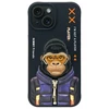 Nimmy dėklas iPhone 15 6.1" juodos spalvos Cool&amp;Cute 2.0 Monkey