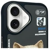 Nimmy Apple iPhone 16 6.1" dėklas telefonui juodos spalvos Cool&amp;Cute 2.0 Dog