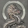Nimmy Dragon MagSafe dėklas skirtas Apple iPhone 16 Pro Max pilkos spalvos
